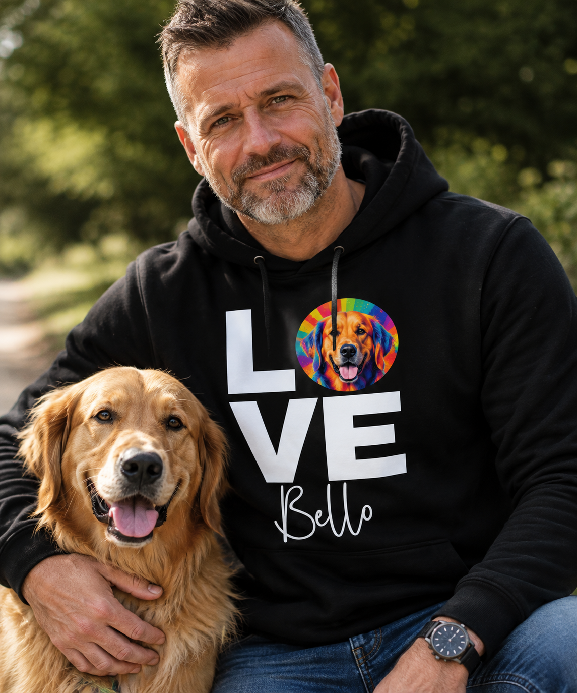 Personalized "Pop Art Love" Hoodie