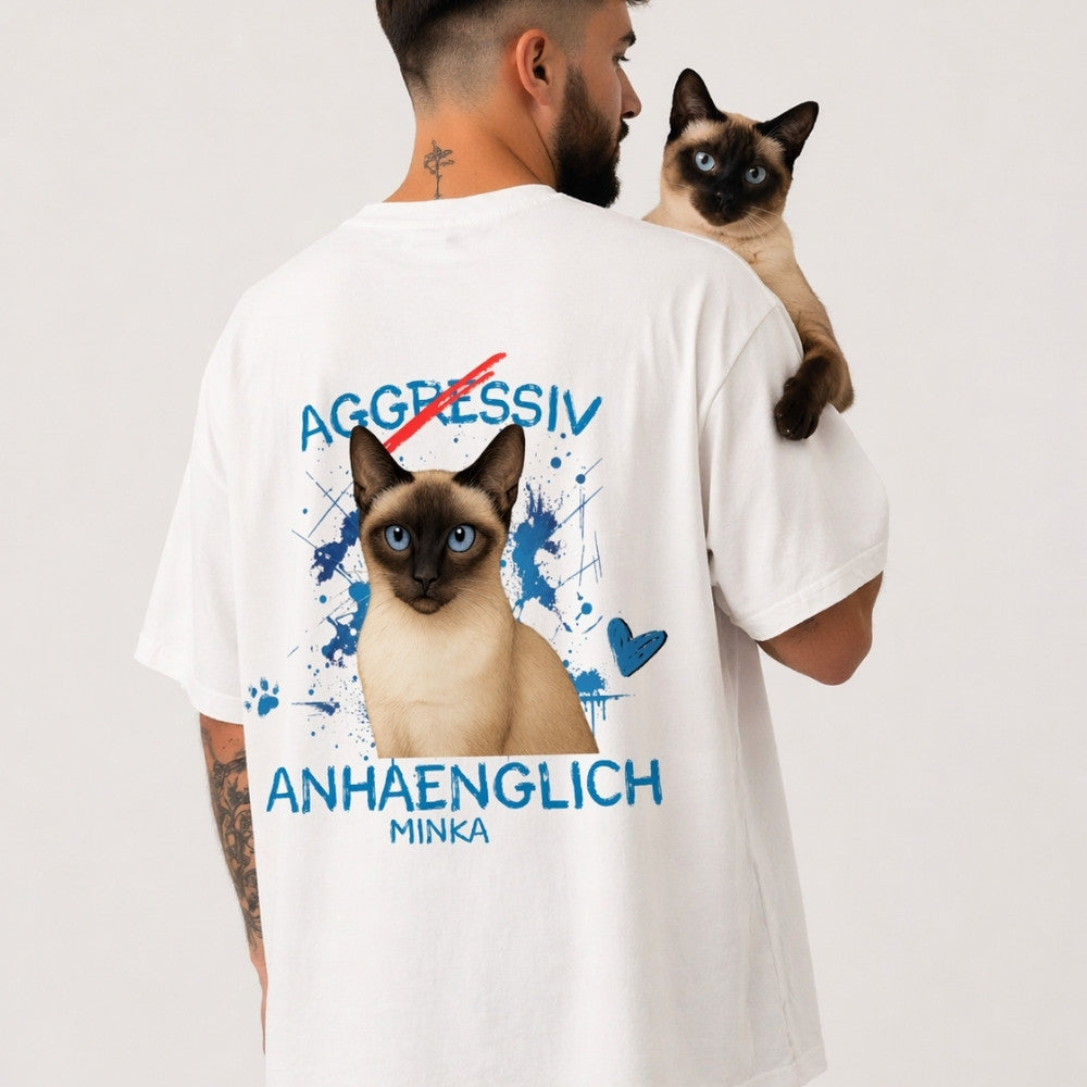 Oversized Shirt „KAMPFHUND/KUSCHELHUND“