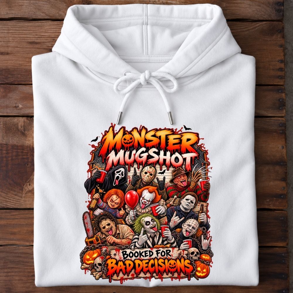 Halloween Hoodie - Monster Mugshot