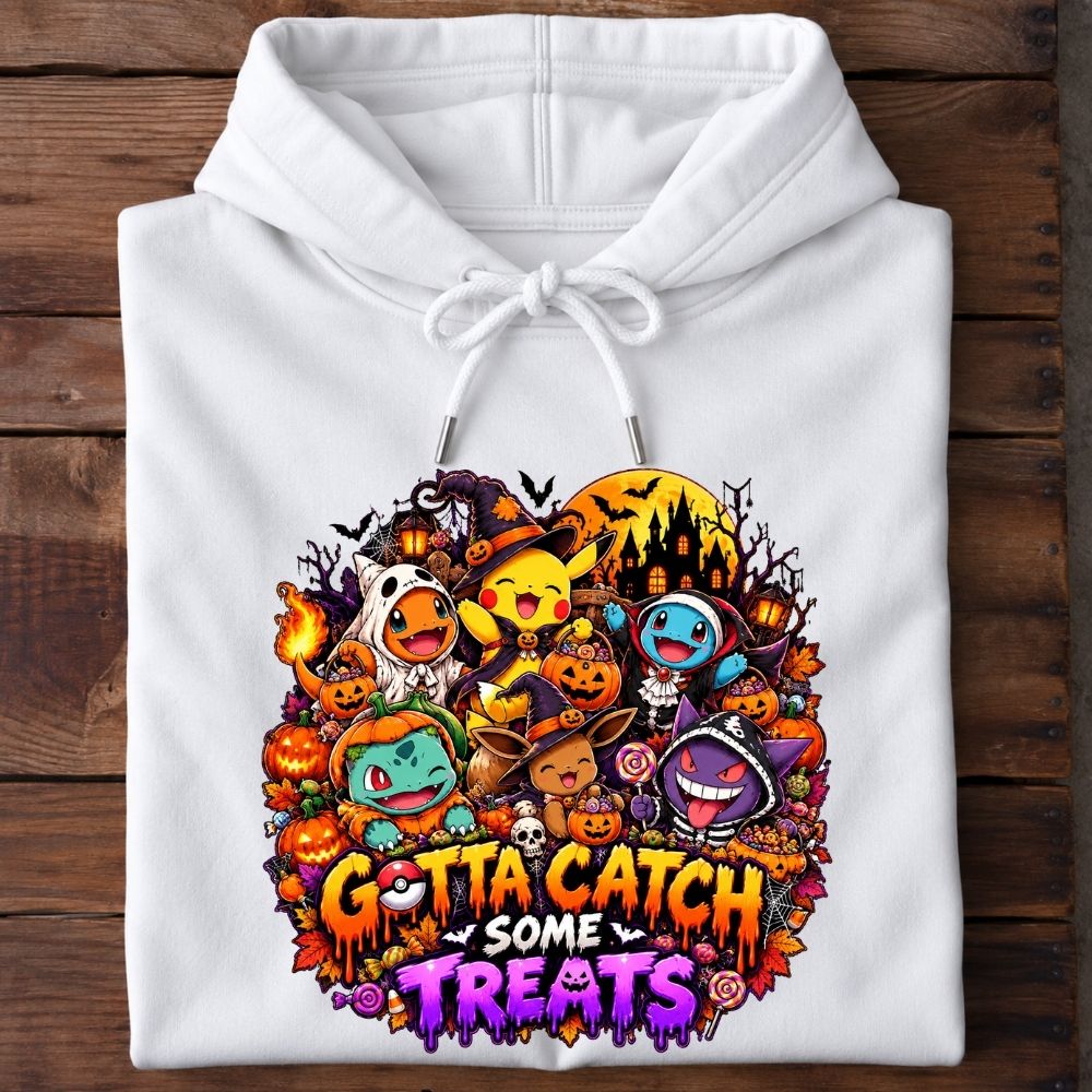 Halloween Hoodie - Gotta Catch Some Treats