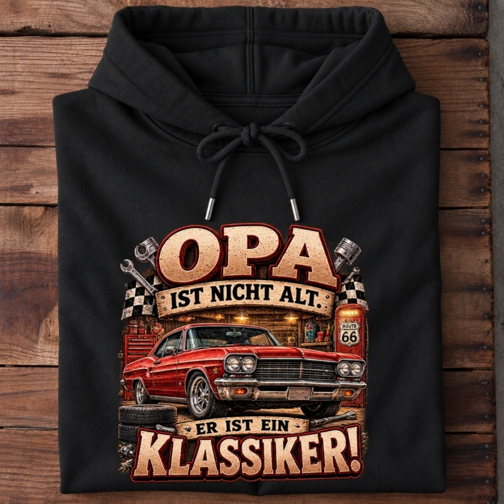 Premium Hoodie „Opa - ein Klassiker!“