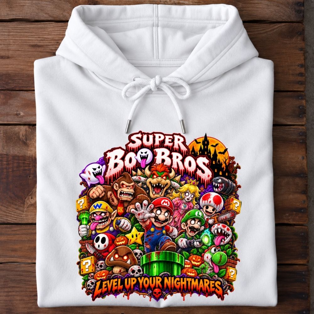 Halloween Hoodie - Super Boo Bros