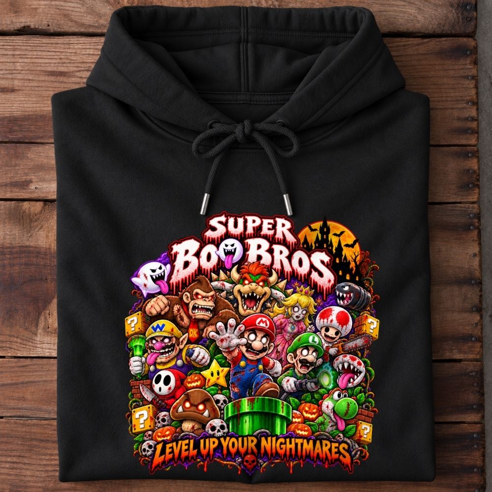 Halloween Hoodie - Super Boo Bros
