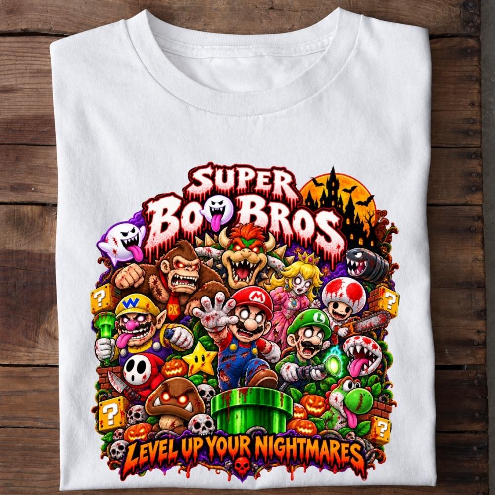 Halloween Shirt - Super Boo Bros