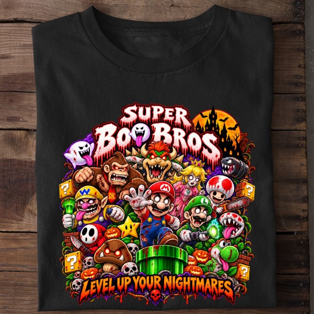 Halloween Shirt - Super Boo Bros