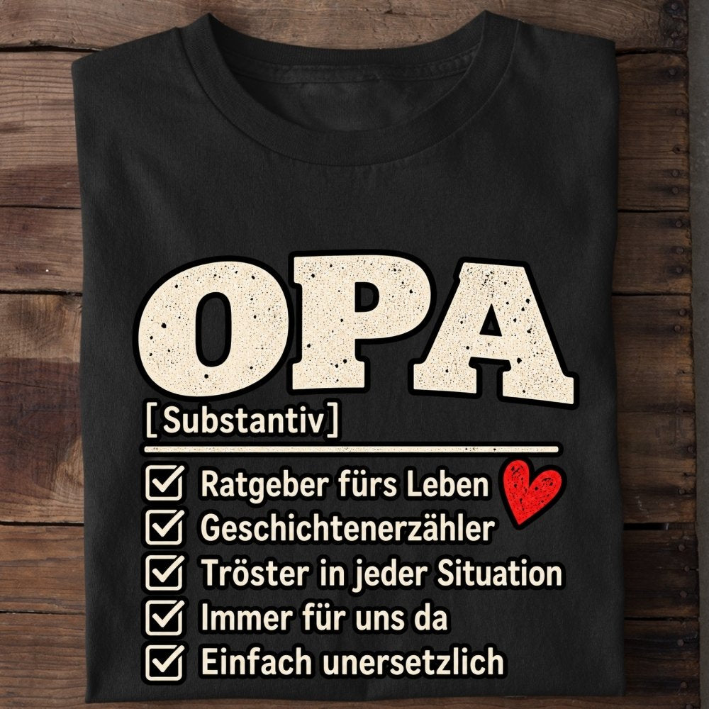 Premium Shirt "Opa - Substantiv"