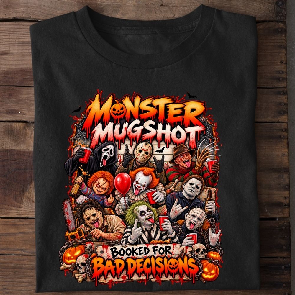 Halloween Shirt - Monster Mugshot