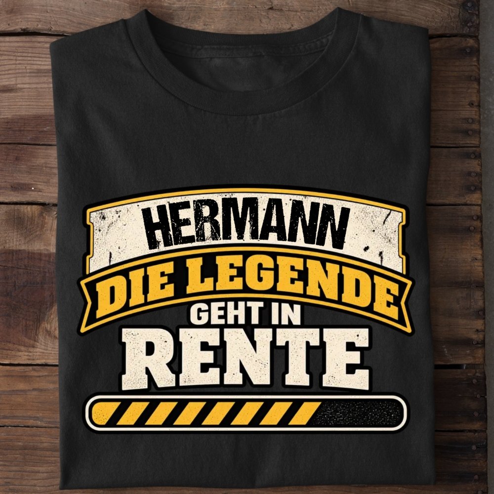 Personalisiertes Shirt "Die Legende"