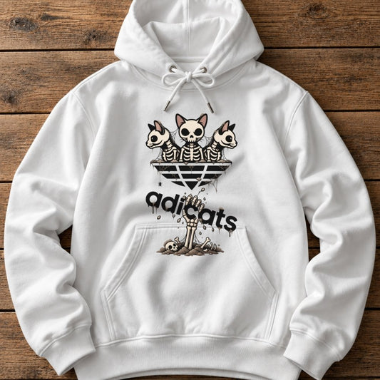 Premium Hoodie „Adicats Skelett Edition" (Limitiert)