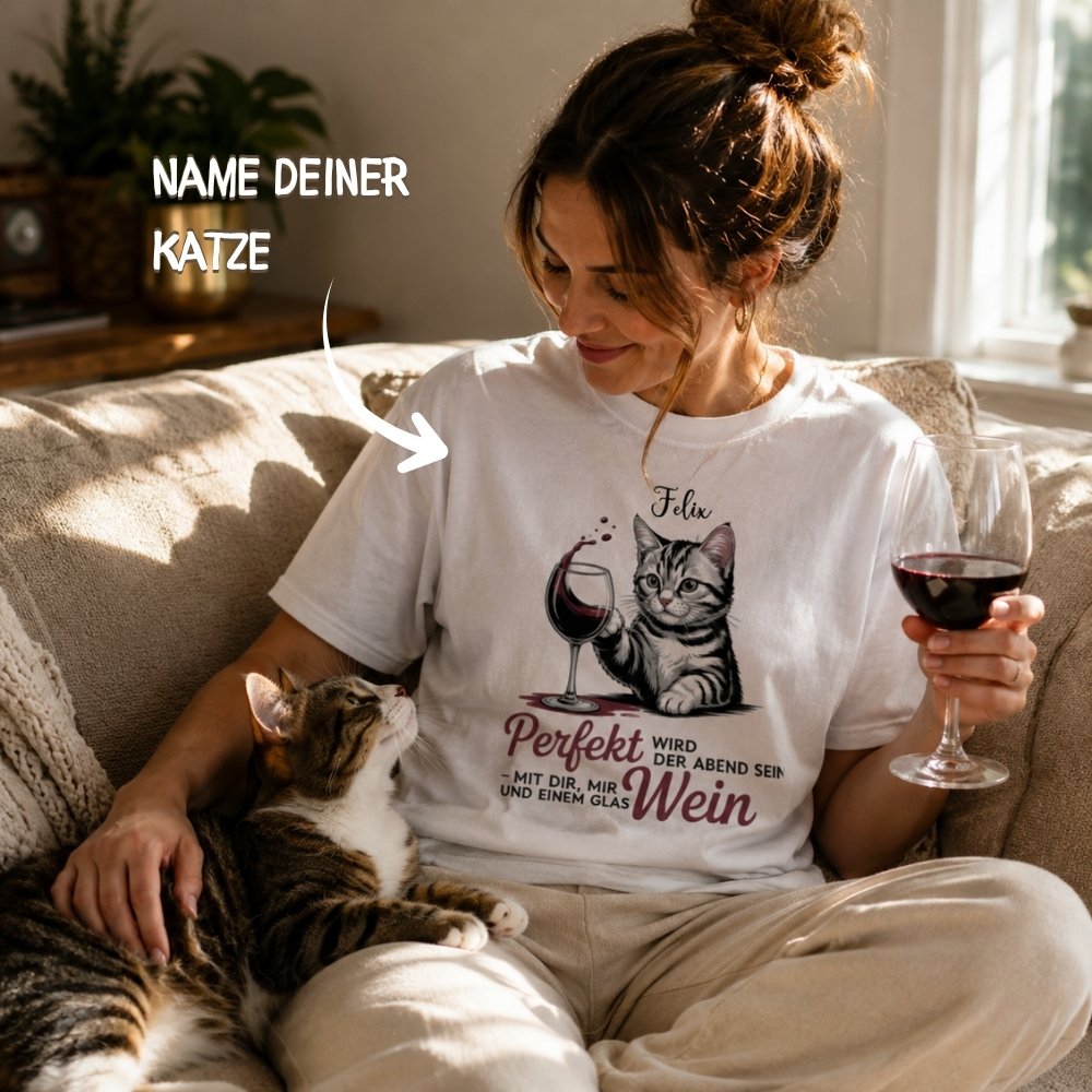 Perfekt wird der Abend – Personalisiertes Shirt