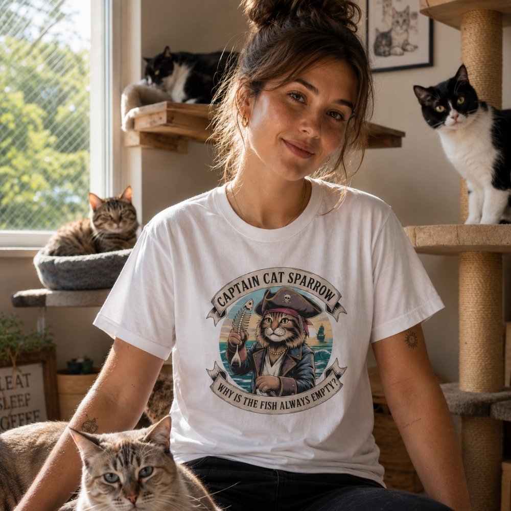 Captain Cat Sparrow – Shirt