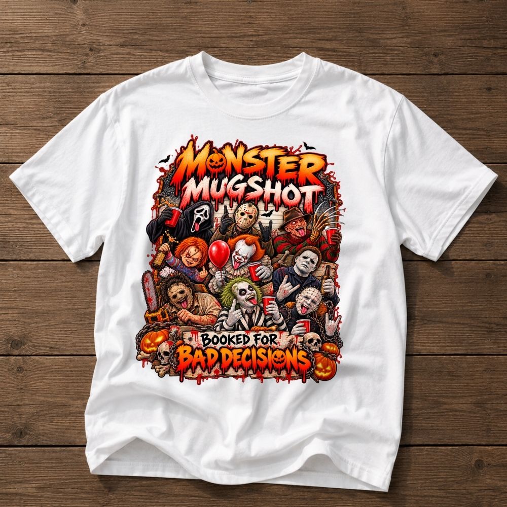 Halloween Shirt - Monster Mugshot