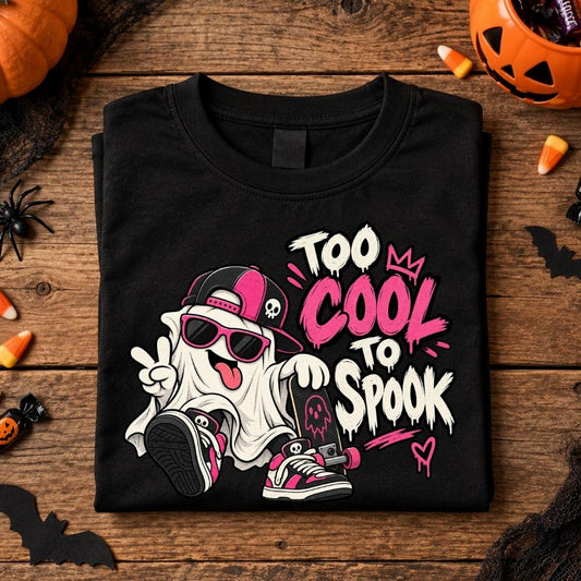 Kids Halloween Shirt - Too Cool to Spook