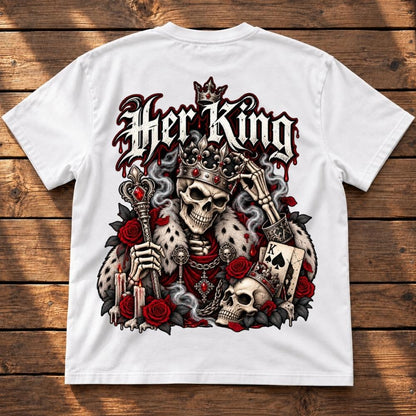 Halloween Shirt - Her King (Gothic Couple)