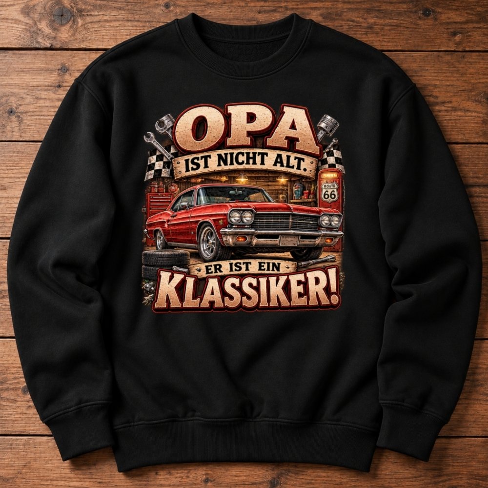 Sweatshirt „Opa - ein Klassiker!“