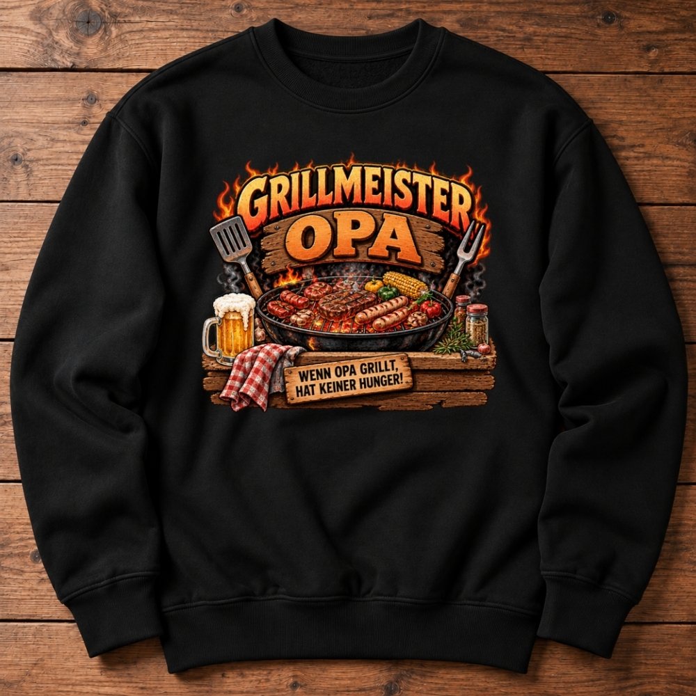 Sweatshirt „Grillmeister Opa“