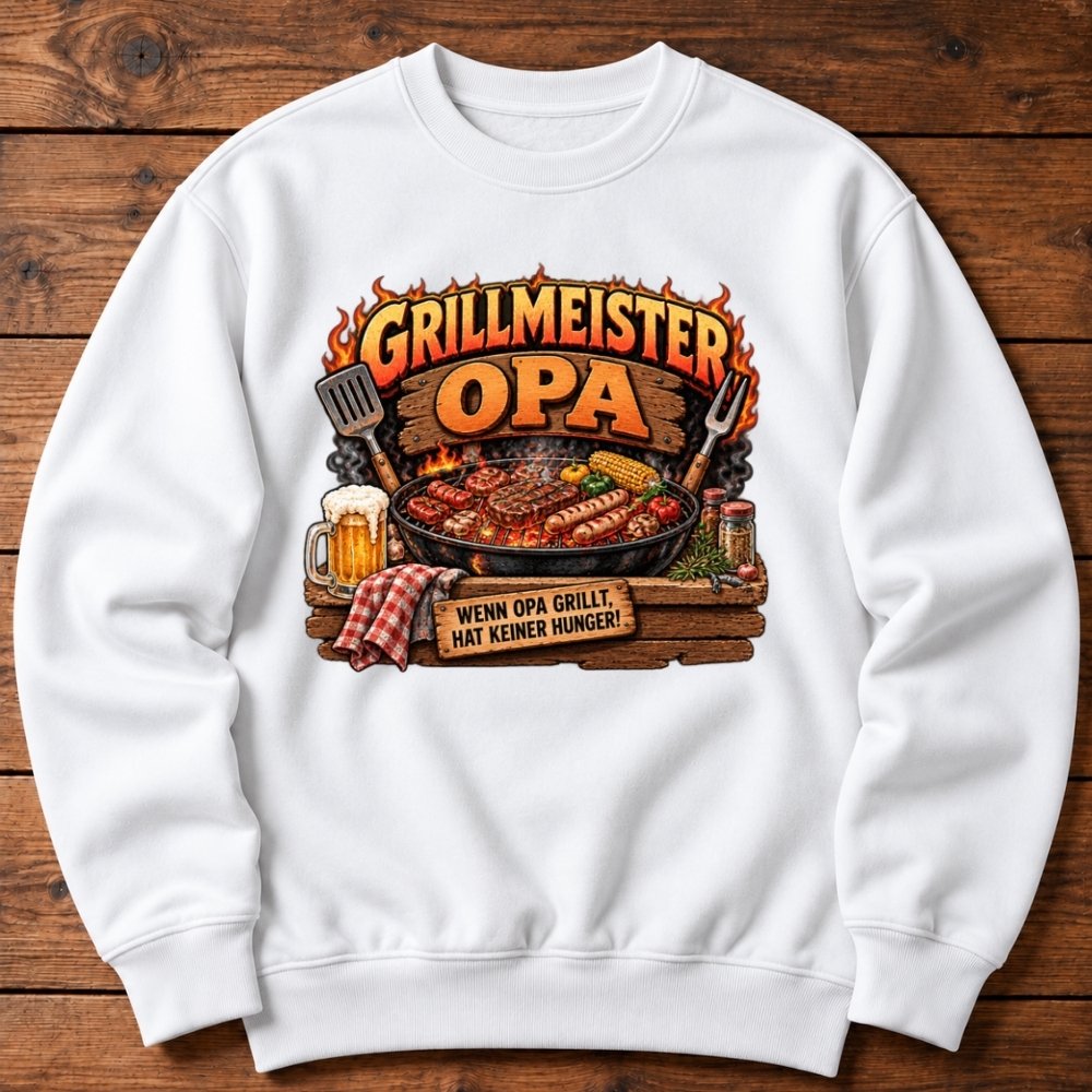 Sweatshirt „Grillmeister Opa“
