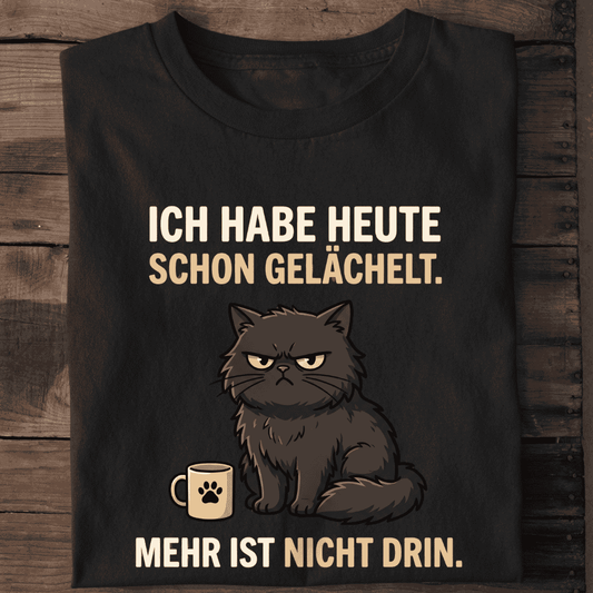 Premium Shirt "Heute schon gelächelt."