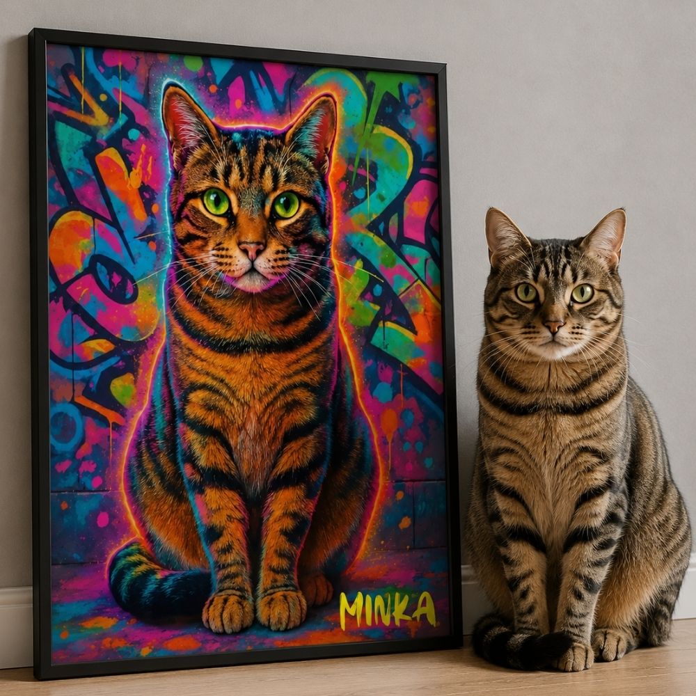 Personalisiertes Poser „Graffiti Kaze“