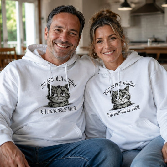 Premium Hoodie - "Ich ignoriere dich."