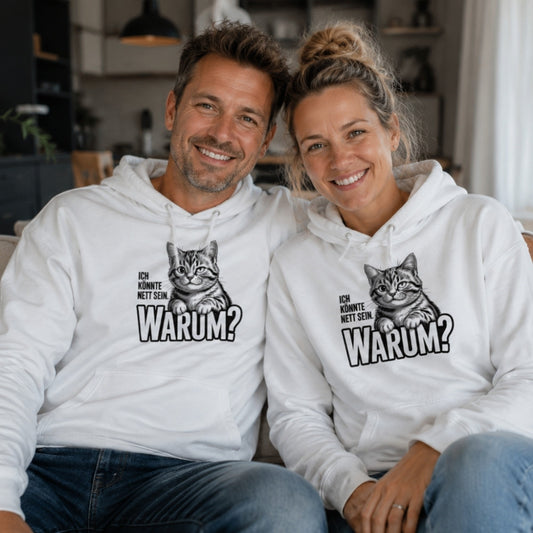 Premium Hoodie - "Ich könnte nett sein."