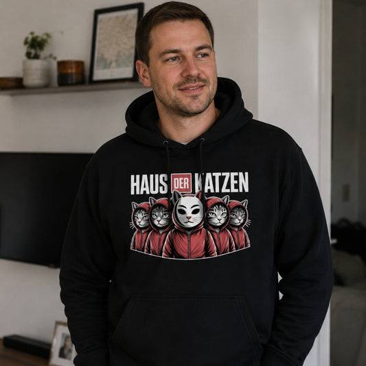 Premium Hoodie - Haus der Katzen