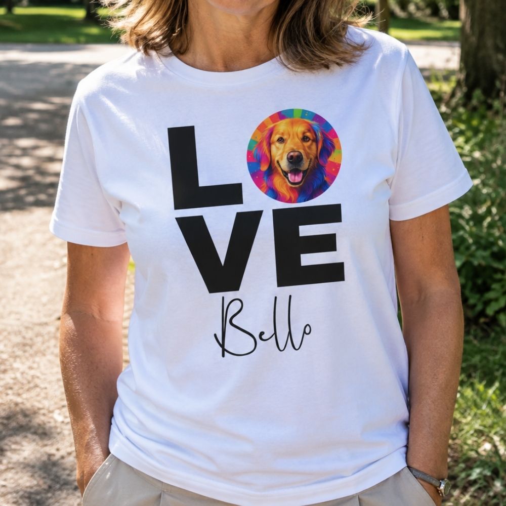 Personalized "Pop Art Love" Shirt