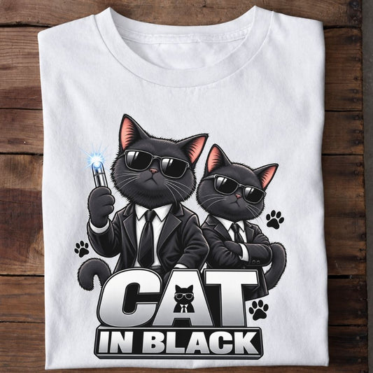 Premium Shirt „Cat in Black“