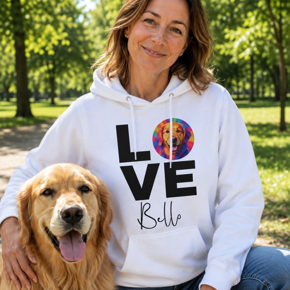 Personalized "Pop Art Love" Hoodie
