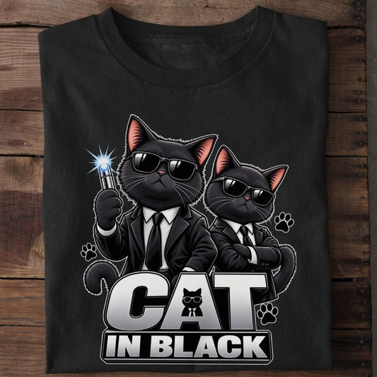 Premium Shirt „Cat in Black“