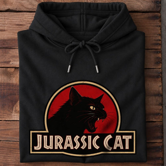 Premium Hoodie „Jurassic Cat“