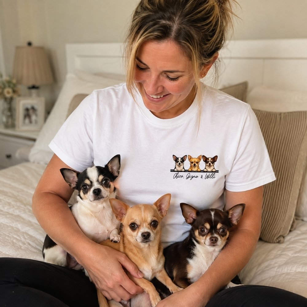 Personalisiertes Shirt "Cartoon Hund"