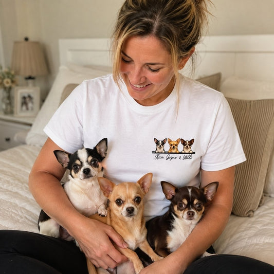 Personalisiertes Shirt "Cartoon Hund"