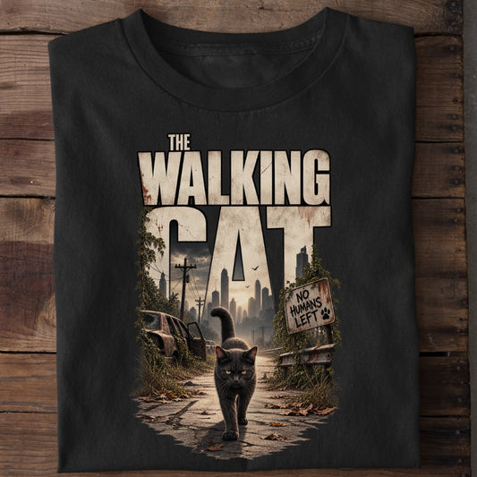 Premium Shirt „The Walking Cat“
