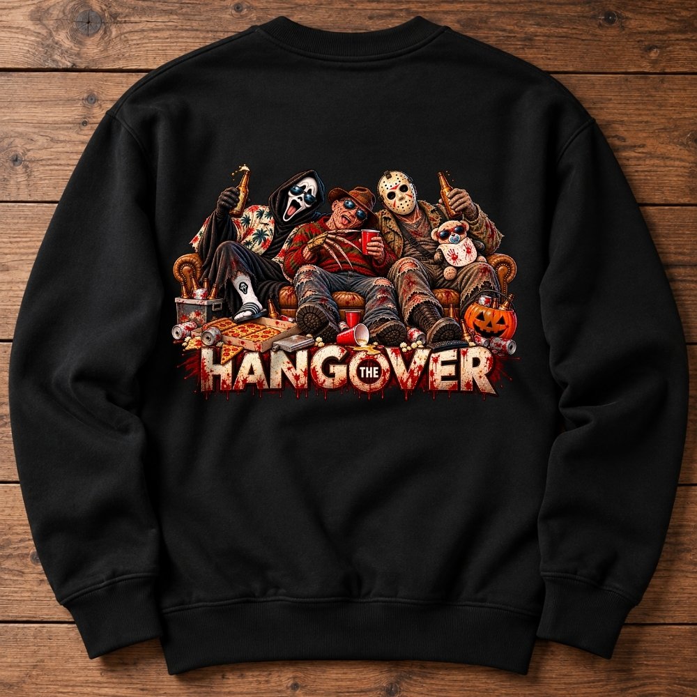 Halloween Sweatshirt - Hangover Horror Crew