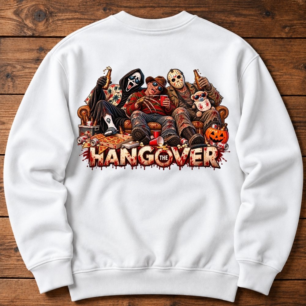 Halloween Sweatshirt - Hangover Horror Crew