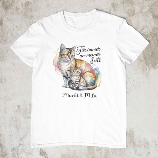 Für immer – Personalisiertes Katzen Shirt