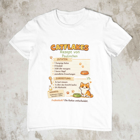 Katzenrezept Shirt Unisex