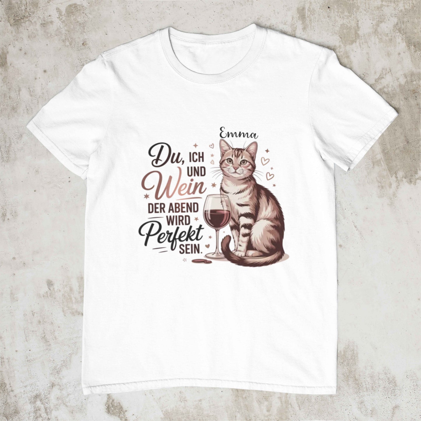 Du Ich und Wein – Personalisiertes Shirt