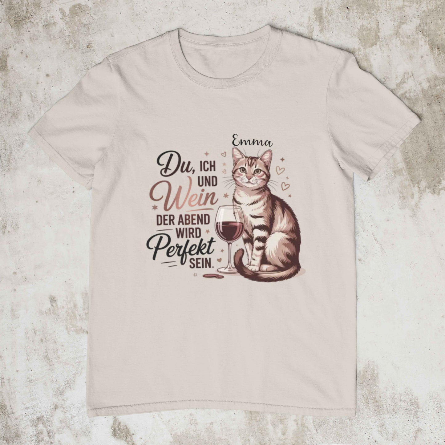 Du Ich und Wein – Personalisiertes Shirt