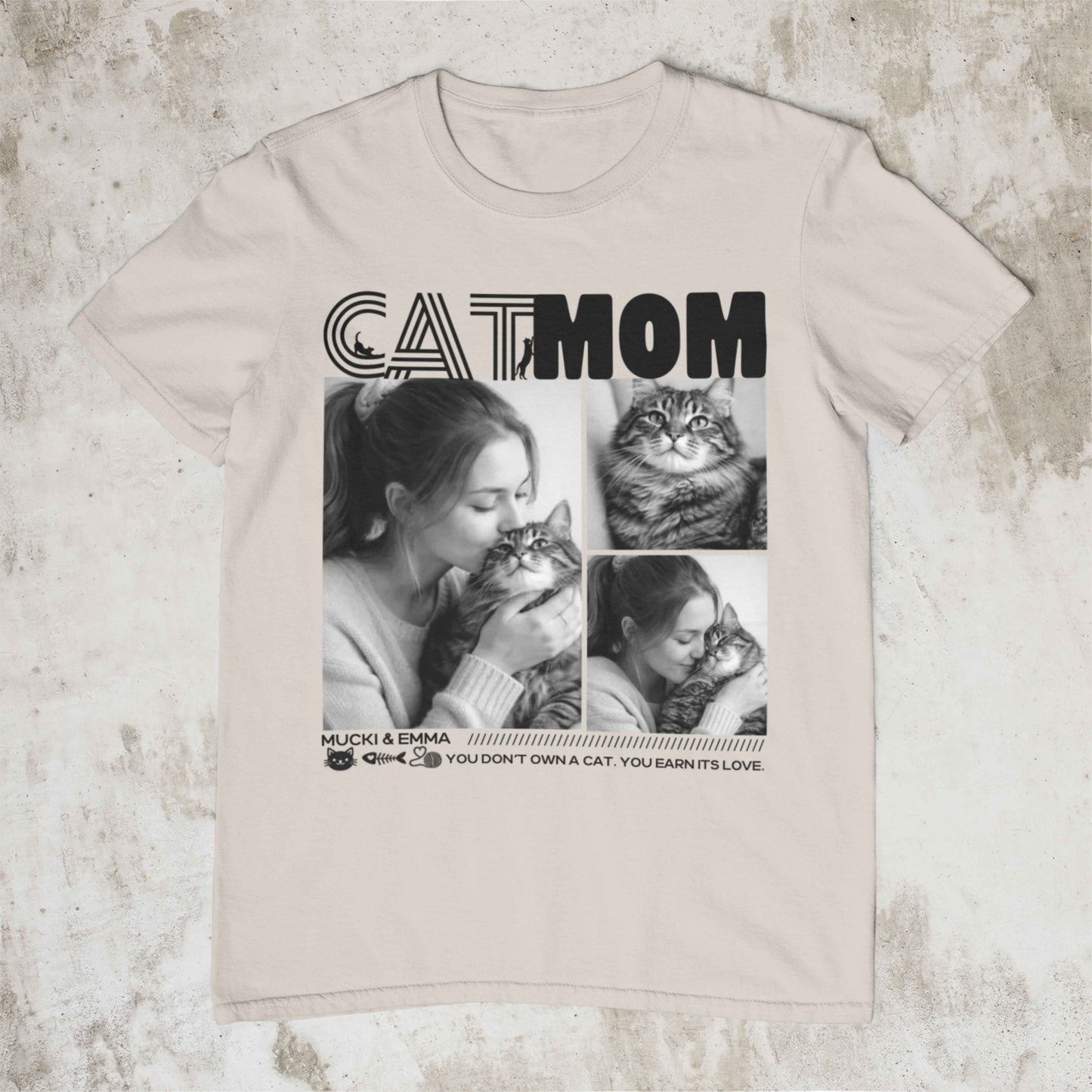 Personalized "Cat Mom" Shirt