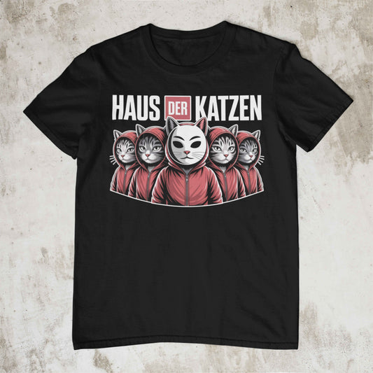Haus der Katzen – Premium Unisex Shirt.