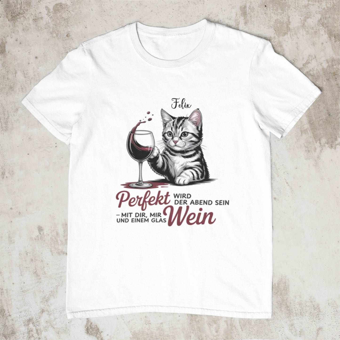 Perfekt wird der Abend – Personalisiertes Shirt